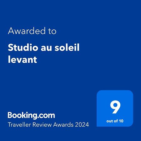 Studio Au Soleil Levant, Avec Piscine Trinite  Exterior foto